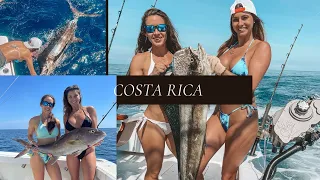 GIRLS CATCHING HUGE FISH!! Vlog.2 Costa Rica