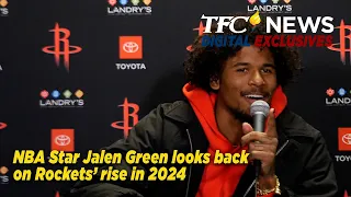 WATCH: NBA Star Jalen Green looks back on Rockets’ rise in 2024