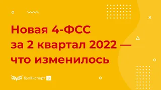 Новая форма 4-ФСС за 2 квартал 2022 года — что изменилось