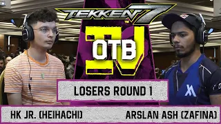 TEKKEN 7 | HK JR. (HEIHACHI) VS ARSLAN ASH (ZAFINA) OTB IV 2022 | LOSERS ROUND 1