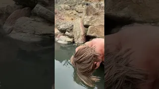 Hiking to a hidden hot spring