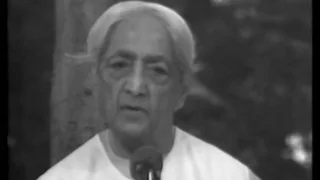 J. Krishnamurti - Madras (Chennai) 1981 - Public Talk 5 - Is thought the cause of the decay of...