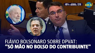 Flávio Bolsonaro sobre DPVAT: "É só mão no bolso do contribuinte"