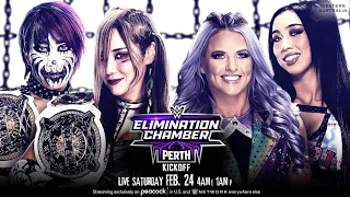 WWE 2K23 | The Kabuki Warriors vs. Candice LeRae & Indi Hartwell - WWE Elimination Chamber 2024