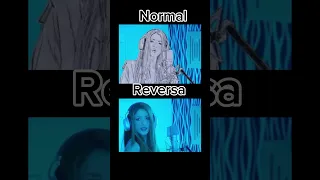 Shakira bizarrap: normal vs reversa #shortsviral #shorts_video #edit cuál preferís