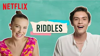 Millie Bobby Brown Solves Whacky Riddles With Louis Partridge | Enola Holmes | Netflix India