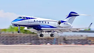 (4K) Private Jet Arrivals & Departures at Scottsdale Executive SDL