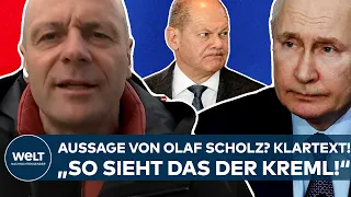 PUTINS KRIEG: "Die Aussage von Olaf Scholz erzeugt hier ein gewisses Lächeln!" So reagiert der Kreml