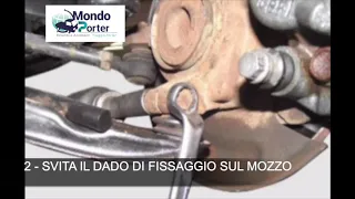 Smontaggio - Braccio Sospensione Anteriore Piaggio Porter