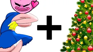 KISSY MISSY + CHRISTMAS TREE = ?(Poppy Playtime Animation)