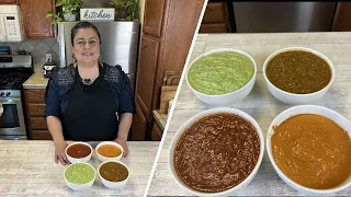 4 SALSAS TAQUERAS