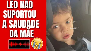 😭LEOZINHO NÃO SUPORTOU A SAUDADE DA MAMÃE😭E MANDOU A BABÁ EMBORA