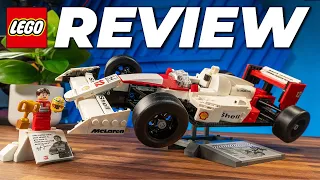 REVIEW: LEGO McLaren MP4/4 & Ayrton Senna Set 10330