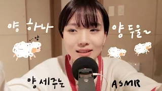 속닥속닥 양 세기 asmr / korean counting sheep asmr