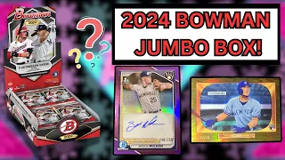 STRANGE BOX?! 2024 Topps Bowman JUMBO Hobby Box Review!