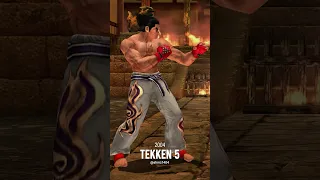 Kazuya P1 Outfit Tekken 1 to Tekken 8 Comparison