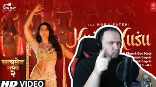 CAUGHT IN 4K! Kusu Kusu Song REACTION Ft Nora Fatehi | Satyameva Jayate 2 | John A, Divya K | HINDI