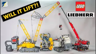 Will it lift?? LEGO Technic Liebherr LR 13000 extreme load test, comparison and price evaluation