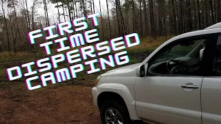 First Time Dispersed Camping Croatan National Forest NC