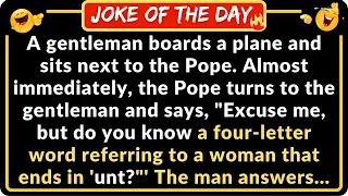 A gentleman is preparing to board a plane when he hears that... (joke of the day) | funny jokes 2023