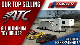 This ATC All Aluminum Toy hauler is like NOTHING you've ever seen!