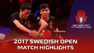 2017 Swedish Open Highlights: Fan Zhendong/Xu Xin vs Wong Chun Ting/Ho Kwan Kit (Final)