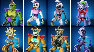 FNaF Security Breach Animatronics Electro Swing Dance Fortnite Emote Animations