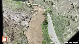 "Hazardous Situation:" Major Flooding Wipes Out Roads in Yellowstone
