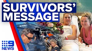 Grieving survivors release heartfelt statement after chopper tragedy | 9 News Australia