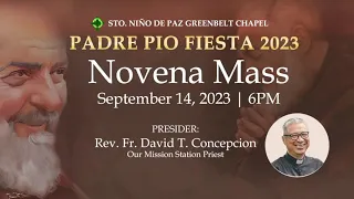 Feast of the Exaltation of the Holy Cross and Novena to Padre Pio Day 1 with Fr. Dave Concepcion