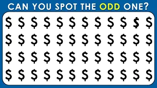 HOW GOOD ARE YOUR EYES? | CAN YOU SPOT THE ODD ONE OUT? Puzzle Quiz - #1