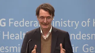 Karl Lauterbach nach den Beratungen der Bund-Länder-Arbeitsgruppe zur Krankenhausreform