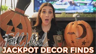 BIGGEST Fall Décor Haul EVER! | AMAZON, HOMEGOODS, TJ MAXX, AT HOME, HOBBY LOBBY | Cozy Fall Finds