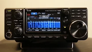 Icom HF+50MHzアマチュア無線用トランシーバー「IC-7300」 の動画を公開！ 第二回「リアルタイムスペクトラムスコープのタッチ操作」