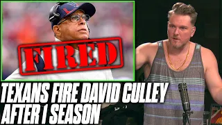 Texans Fire Coach David Culley After One Season | Pat McAfee Reacts