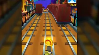 Subway Surfers : How to ride on a train using a barrier (without sneakers or slider)