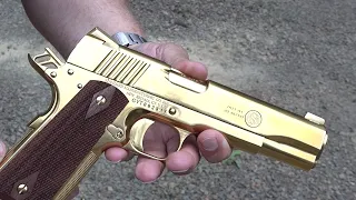 Standard Manufacturing Gold 1911 first shots