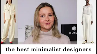 Less is more: My favorite minimalist Designers: Vince, Theory, The Row and more // the geek is chic