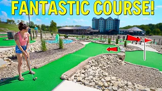 We Found an Awesome Custom Designed Mini Golf Course!