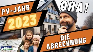 TSCHÜSS Amortisation! Meine PV Abrechnung 2023