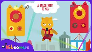 A Sailor Went To Sea | Nursery Rhyme | Baby Songs | The Kiboomers