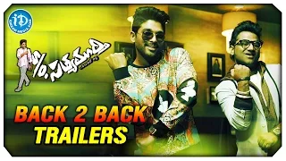 S/o Satyamurthy Back To Back Trailers - Allu Arjun | Samantha | Nithya Menon | Trivikram