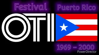 Puerto Rico  En El Festival De La Cancion Latina y Festival OTI 1969 - 2000