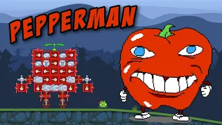 PEPPERMAN from PIZZA TOWER in Bad Piggies