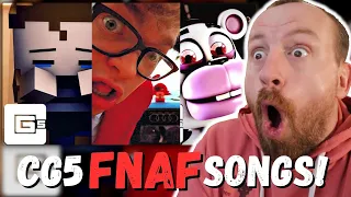 LISTENING to CG5 FNAF Songs for the FIRST TIME! (I Got No Time, Bite of 87, Labyrinth REACTION!)