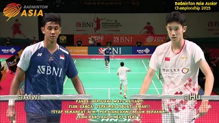 Alwi Farhan (INA) vs Hu Zhe An (CHN) - MS U19 - SF | BAJC 2023