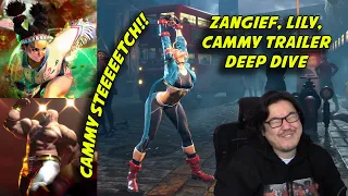 Zangief / Lily / Cammy Trailer DEEP Analysis!