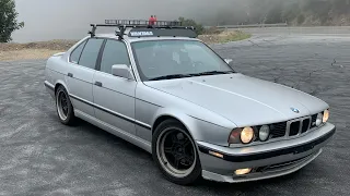 WHAT MAKES AN E34 M5 DIFFERENT | RAW INTAKE NOISE | CANYON DRIVE