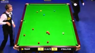 WSC 2013  RONNIE O'SULLIVAN vs JUDD TRUMP semifinal Frame 22 P2