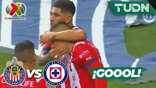 ¡Ay, Corona! 😳 ¡Voltereta y GOOL de Cisneros! | Chivas 2-1 Cruz Azul | CL2023 Liga Mx - J16 | TUDN